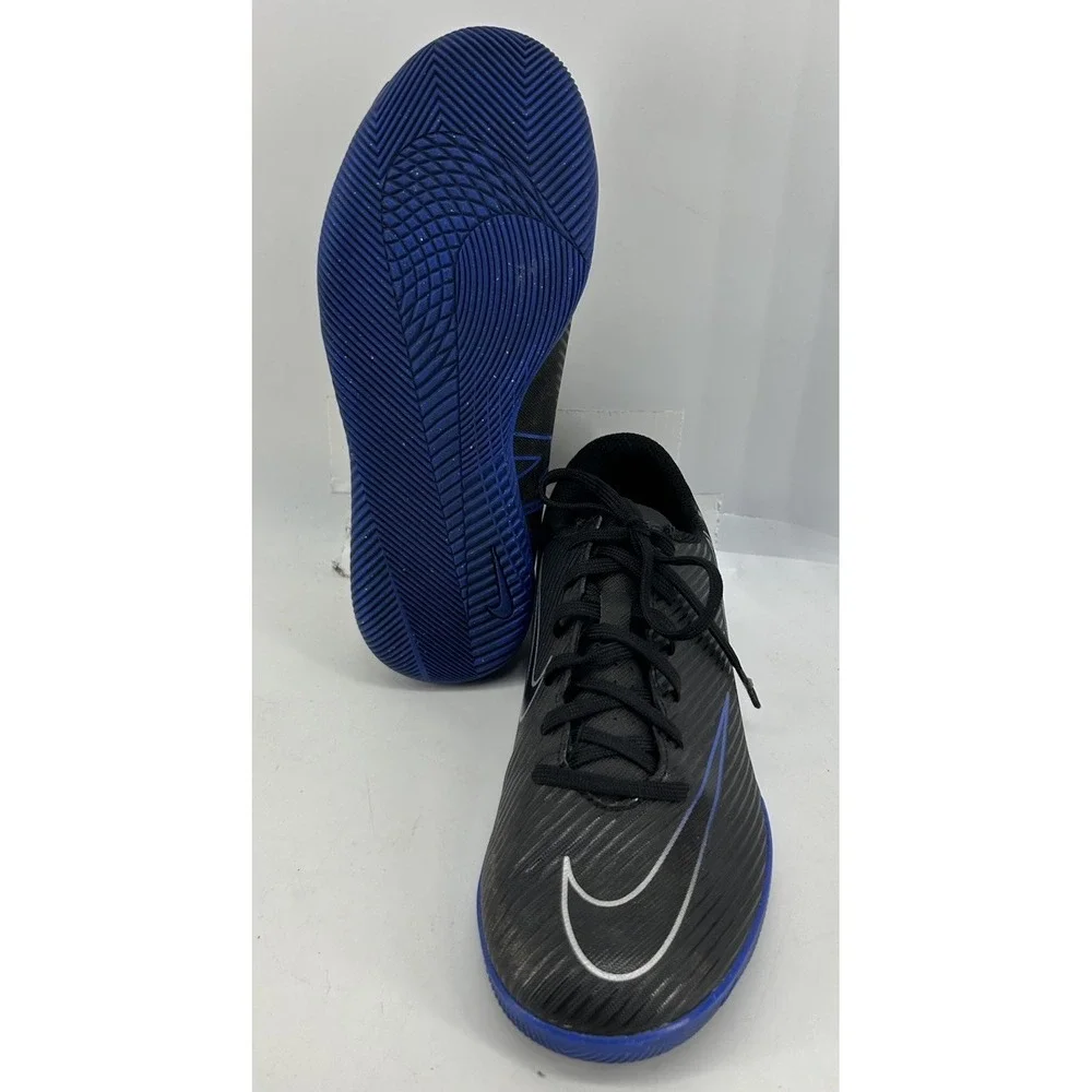 Nike Mercurial Vapor 15 Club Indoor Soccer Shoes DJ5955-040 Black Youth Size 5